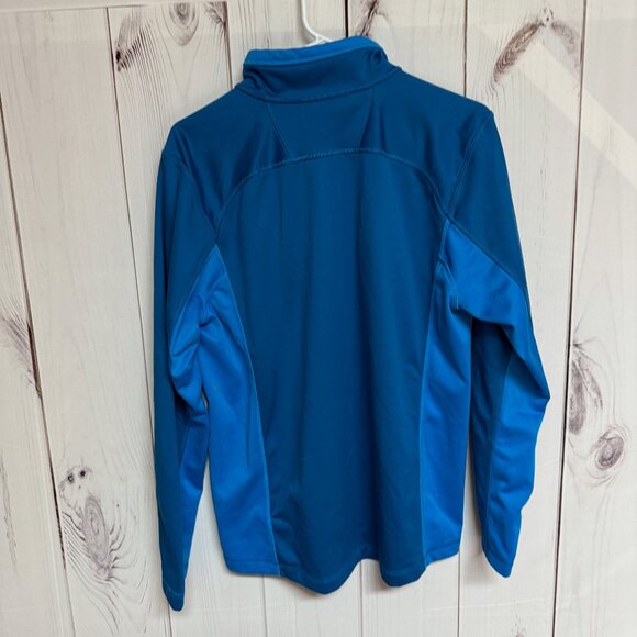 The North Face 1/4-Zip Pullover Men’s Medium Blue Two-Tone EUC - Picture 3 of 10